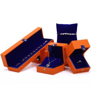 Wholesale Customized Jewelry Package Grade Velvet Box with Logo and Silk Screen Printing from china suppliers
