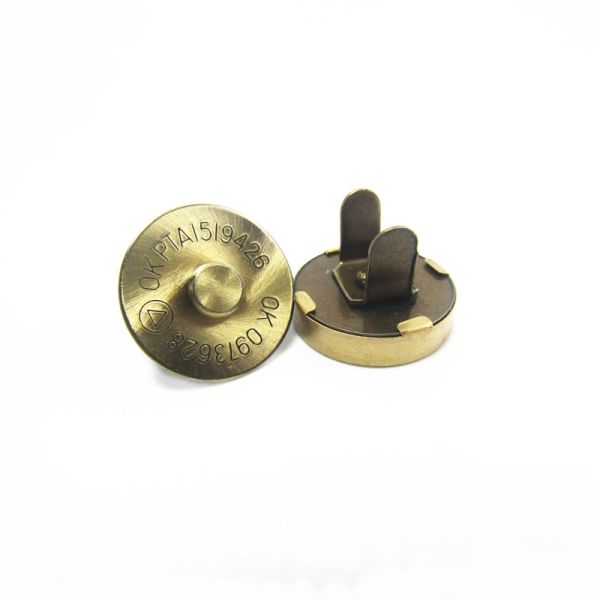 18mm High Quality Fastener Snap Metal Strong Metal Magnetic Snap Button For Bags Clothing