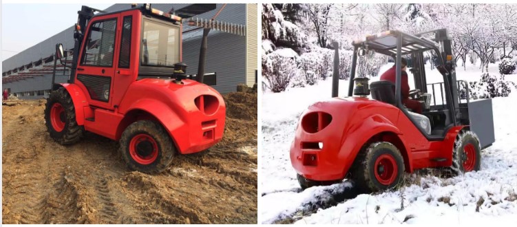 4x4 3 Ton 5 Ton 4wd Rough Terrain Forklift