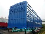 3 Axles Fence Cargo Semi Trailer Vegetable Transport Stake Semi Trailers