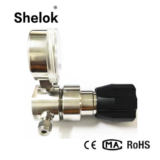 Stainless Steel Adjustable Air Pressure Relief Valve, Back Pressure Regulator,