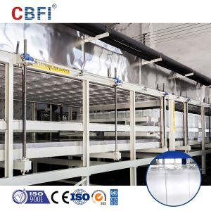 Direct Cooling 25 Ton Industrial Ice Making Machines Block Ice Maker