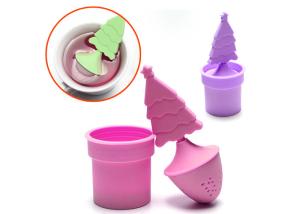 Wholesale Christmas Tree Shaped Silicone Loose Leaf Tea Infuser 25g 11.5x5.5x5.5cm from china suppliers