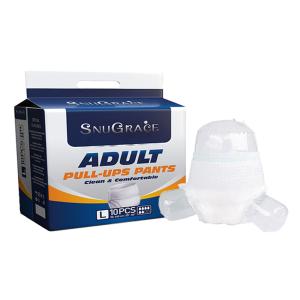 Wholesale Adults Disposable Incontinence Panty Diaper Pants with Soft Nonwoven Fabric Top Sheet from china suppliers