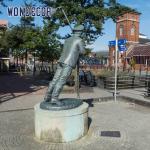 Outdoor Bronze Statues Sculpture Seaside Cast Metal Captain