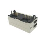 EMI Shielded RJ45 Jack 1 * 2 Ports Housing Material PBT / PA66 / PA46 Without