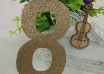 Hight 5 " Christmas Festival Glitter Cardboard Letters , Number 8 Alphabet