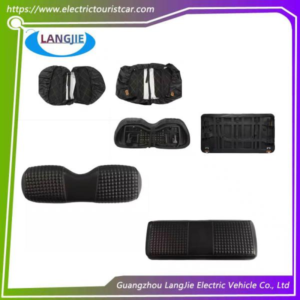 Golf Car Club Car DS Black Small Square Front Seat Cushion Waterproof And Crack