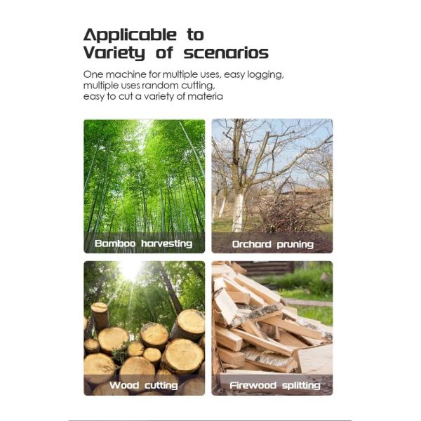 Brushless Electric Battery Chainsaw CS09 8 In. 21V Lithium Ion