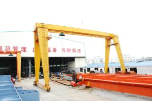Wholesale 5T 10T 20T A Frame Single Beam Gantry Crane Goods Yard Marble Granite Stone Crane from china suppliers
