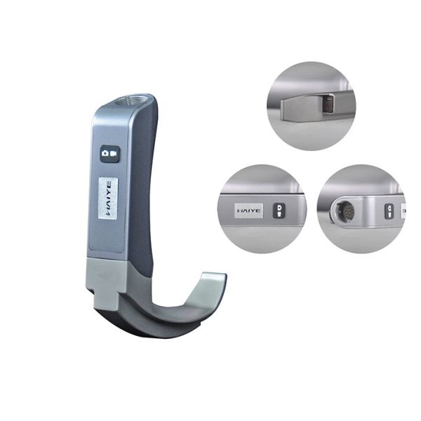 Waterproof Anti Fog Optical Disposable Video Laryngoscope 2M Pixel
