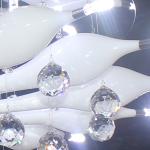 Fashion Swan Crystal Ceiling Lights for Living room Bedroom Lighting Fixtures