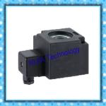 Professional DIN4.8 Magnetic Coil 24V DC 220V AC Solenoid Coil in Black