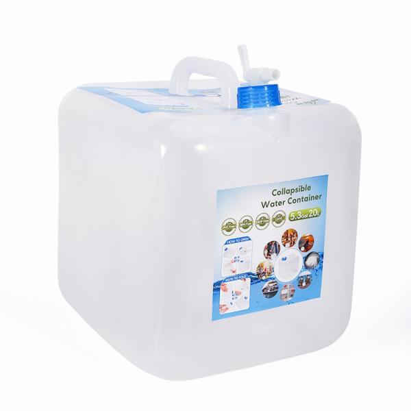 10L 20L 5 Gallon BPA Free Foldable Collapsible Water Container Bag for Outdoor