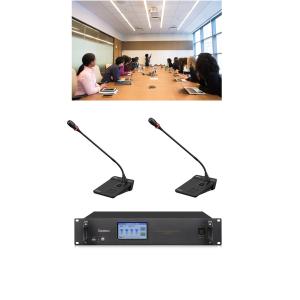 Wholesale 126 Units Desktop Conference Microphone system 30MHz Band Width Central Control from china suppliers
