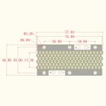 78*36mm UV Diode 385nm 277W COB UV Curing High Radiation Intensity for 3D