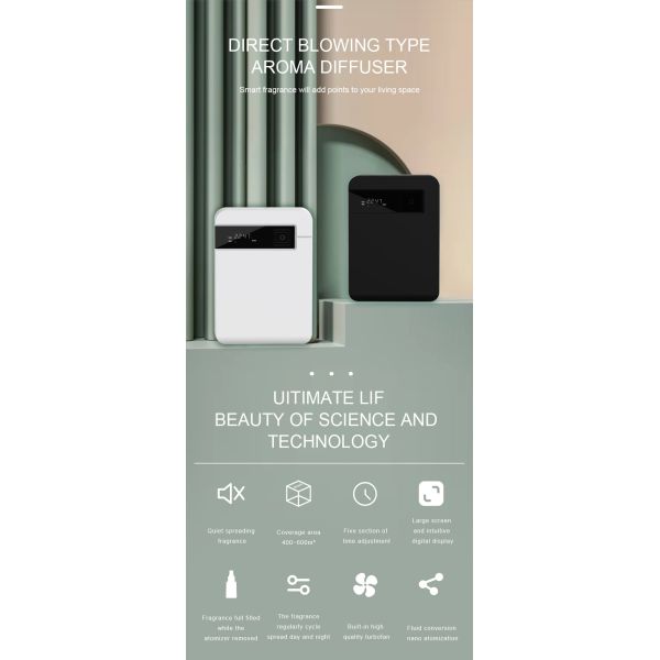 HOMEFISH ABS HVAC Scent Diffuser Nebulising Diffuser OEM ODM