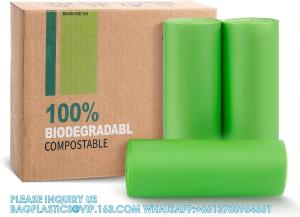 Wholesale Compost Bags, 5 Gallon, 20Liter, Extra Thick 0.78 Mils, Biodegradable Food Scrap Waste Bags With US BPI ASTM from china suppliers