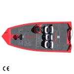 Ce Certified 5.18m 17ft outboard Aluminum Bass Boat Leisure Yacht