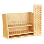 Countertop Wooden Display Racks Detachable For Essential Oil Merchandising