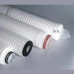 20 Inch Pleated Membrane Filter Cartridge for Custom 0.05 0.2 0.45 0.5 Micron