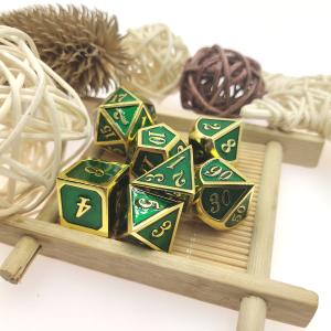 Wholesale Portable Pink Metal Dice Set Gilt Green Practical Metal Polishing Tabletop Odorless from china suppliers