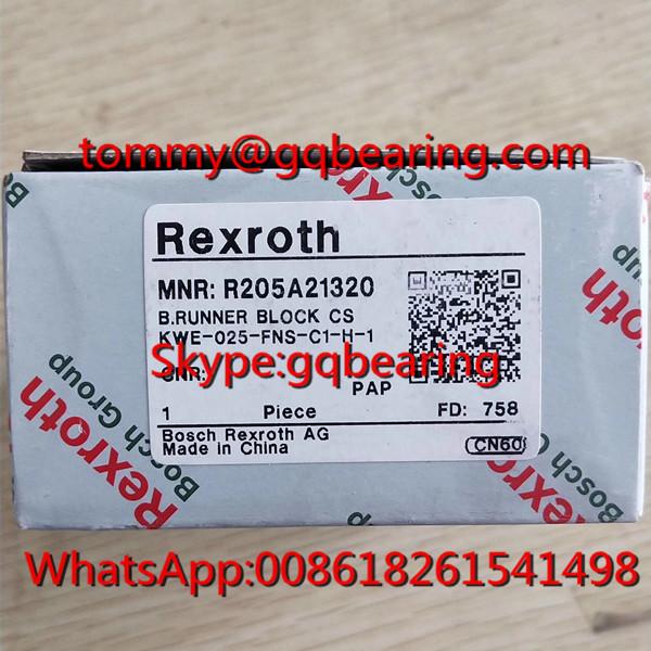 Carbon Steel Material Rexroth R205A39420 Runner Block KWE-035-FNS-C0-N-1 Ball