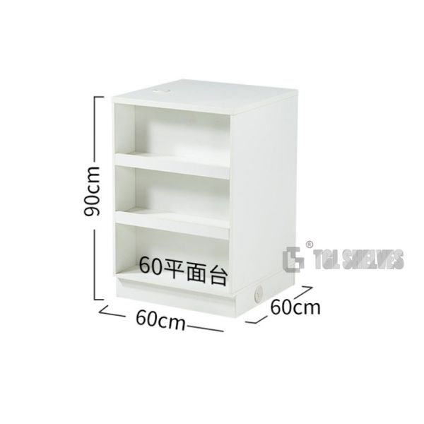 60cm width Retail Check Out Counter , ODM Store Cashier Counter 90cm height