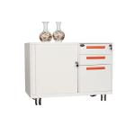 Electrostatic Spraying Waterproof Mobile Fireproof Pedestals Steel Metal
