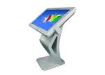 Sliver HD 55 Inch LCD Advertising Kiosk Video Signage Displays Wifi 4G Rj45