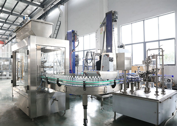 500ml Rinsing Filling Capping Machine , Monoblock Liquid Filling Machine Leakage Proof