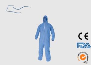 Wholesale Elastic Wrist Style Waterproof Disposable Coveralls CE120 Certification from china suppliers