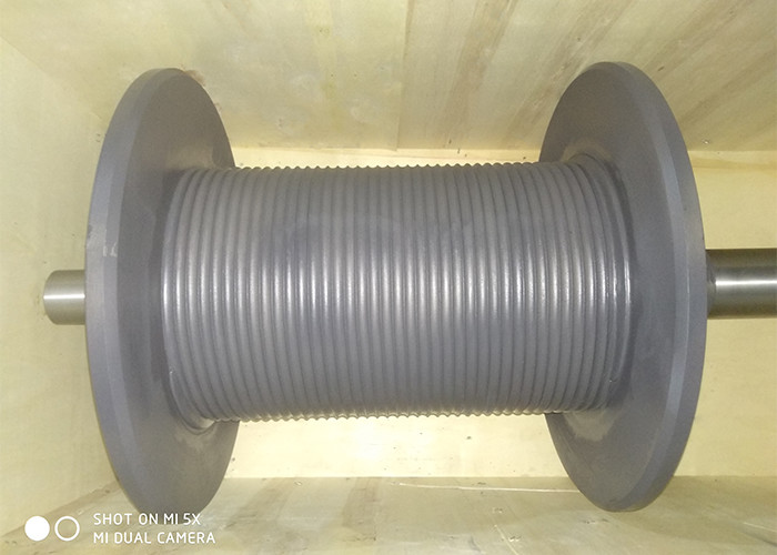 Helical Spiral Grooved Drum Orange Winch Drum SS304 Material GJB Standard