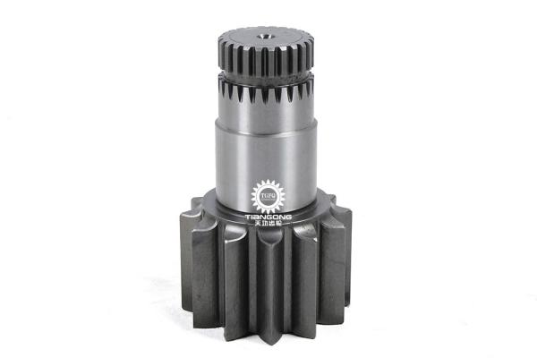 E 307E E 307D Excavator Swing Drive Pinion Shaft 12/24T Swing Gearbox Shaft