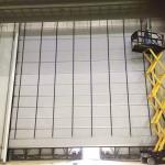 PVC Stacking High Speed Shutter Door Automatic Perforated Rolling Door