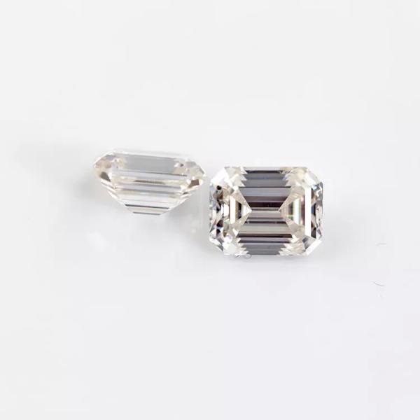 IGI Certified 4+ct Lab Created CVD Diamond Long Emerald Cut For Jewelry