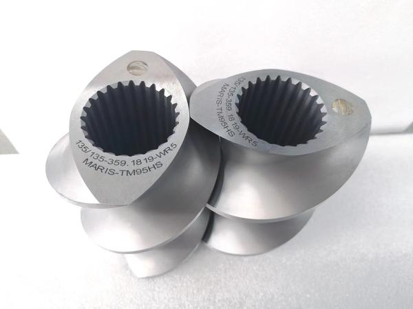 Vacuum Quenching Snack Pellets Twin Screw Extruder Parts for Puffed Food