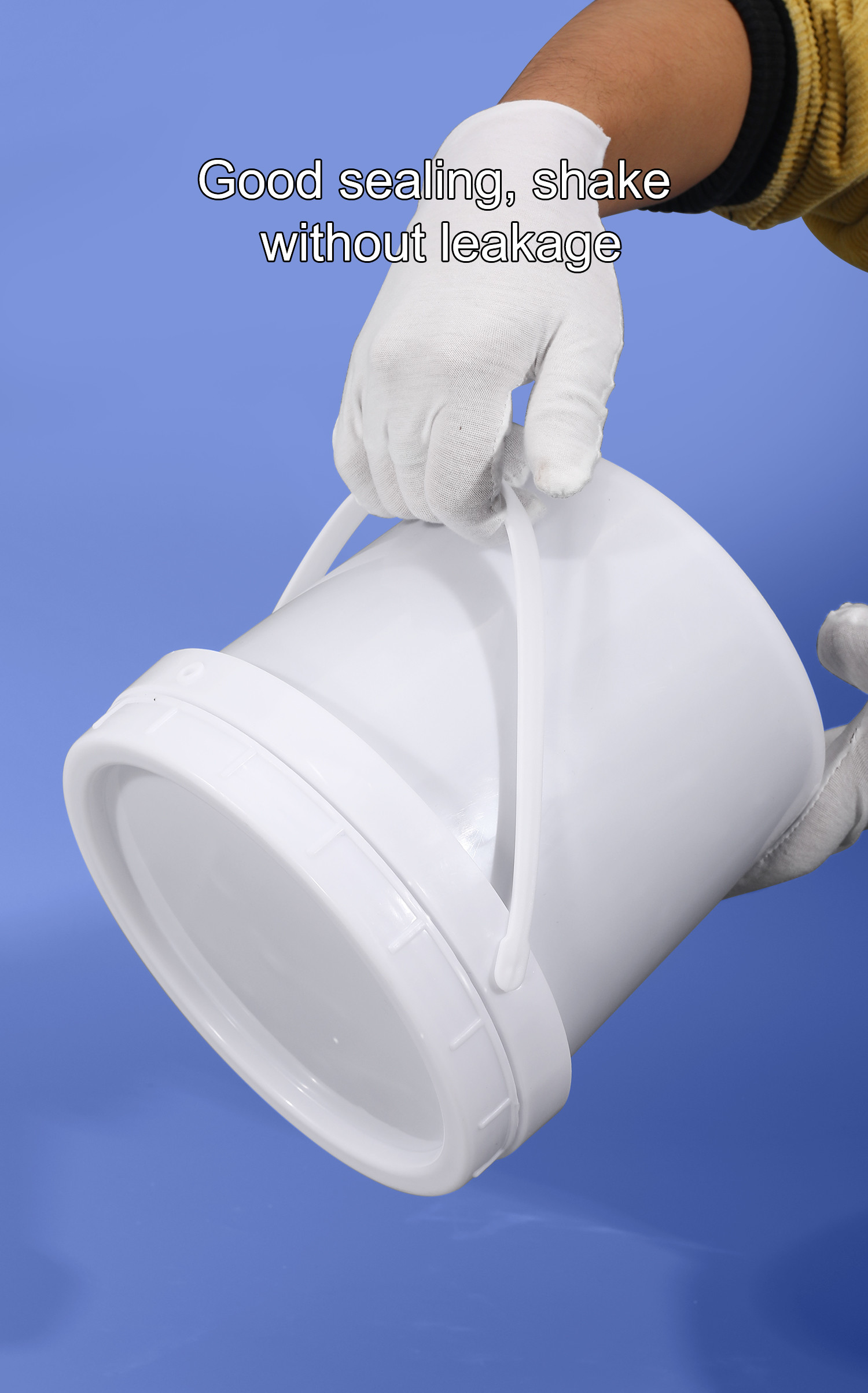 Wholesale Round Durable 5L 10L 20L 5Gal Plastic Bucket with Screw Top for Food Storage