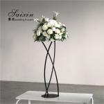 ZT-547W Factory wholesale Wedding centerpieces white metal flower stand