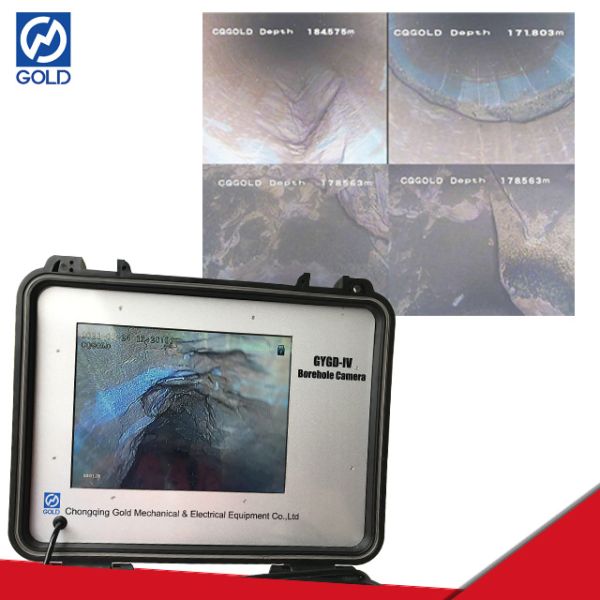 Stainless Steel Panoramic Borehole Inspection Camera for Geotechnical Exploration