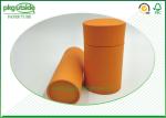 Round Cylinder Cardboard Tube Boxes Pantone Printing 100% Eco Kraft For