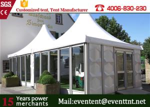 Wholesale Glass Wall Custom Event Tents Leisure Entertainment For 50 Peoples 8 X 8m Size from china suppliers