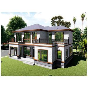 Wholesale Light Weight Steel Frame Villa Prefabricated Container With Sandwich Panel Door from china suppliers