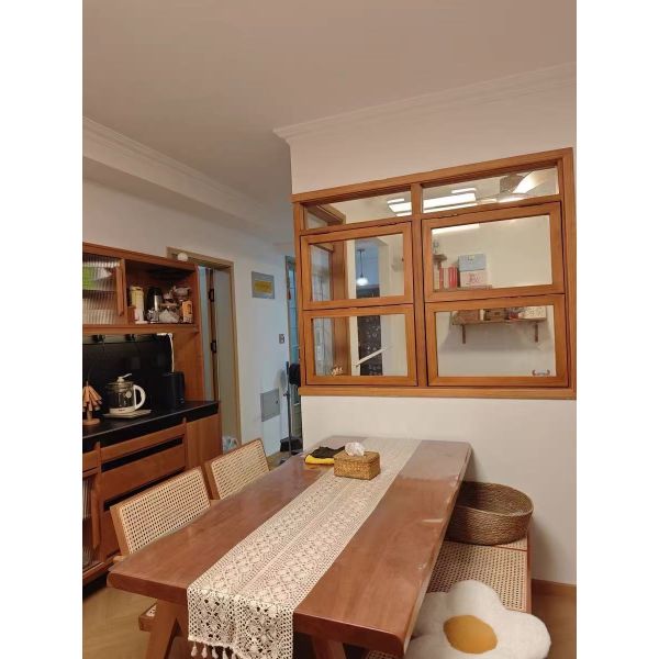 European Design Space-Saving Aluminium Soundproof Thermal Break Folding Window Aluminum