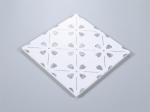 White 20x20cm Wear-Resistance Indoor Floral Ceramic Rustic Floor Tiles For