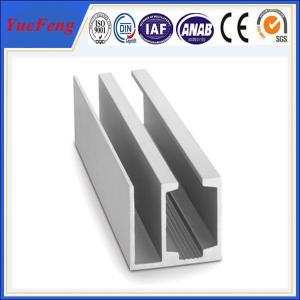 Wholesale 6061/6063 aluminium extrusion profile factory in China,for glass aluminium sliding channel from china suppliers