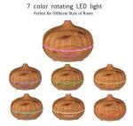 500ml Portable Ultrasonic Essential Oil Aroma Diffuser Pumpkin Shape Air Aroma