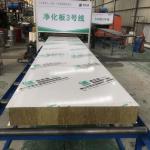 Customization 150mm Industrial Pharmaceutical Rock Wool Wall Sandwich Panel