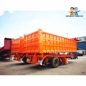 Wholesale Used to Transport Stones 3 Axles 5 Axles 60Tons Rear Tipper Semi - Trailer export to Kazakhstan, Uzbekistan. from china suppliers