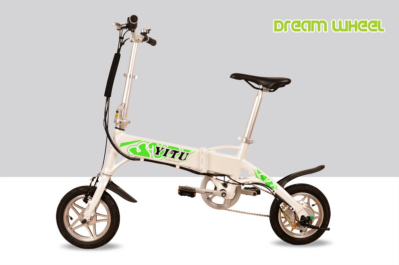 12 Inch Mini Aluminum Folding Electric Bike 36V 250W Motor Powerd